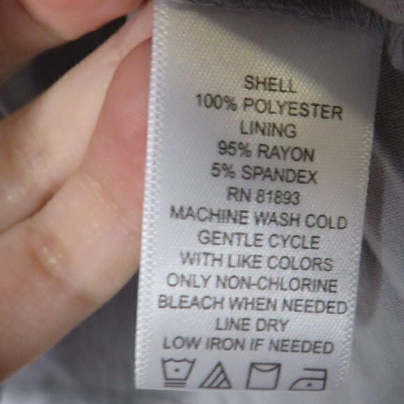 H By Halston‎ Sleeveless tunic Top With Printed Overlay TAUPE - Picture 4 of 6